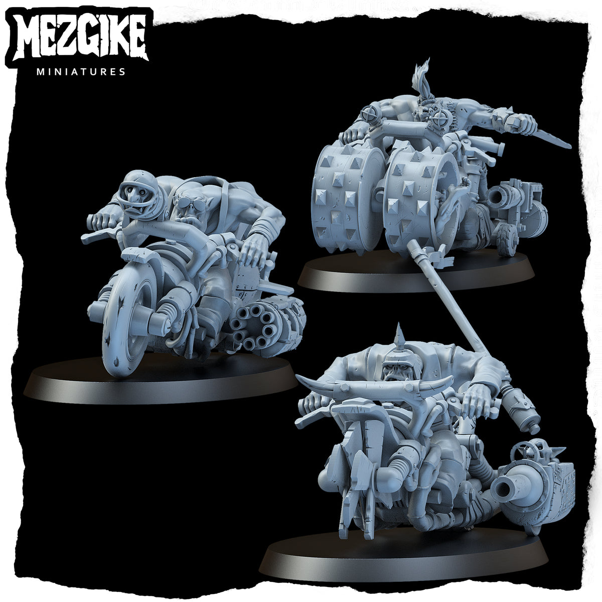 Road Boys Biker Mob B (Digital Download) – Mezgike Miniatures