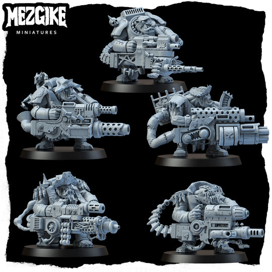 Blitz boyz mob A - (Digital Download) – Mezgike Miniatures