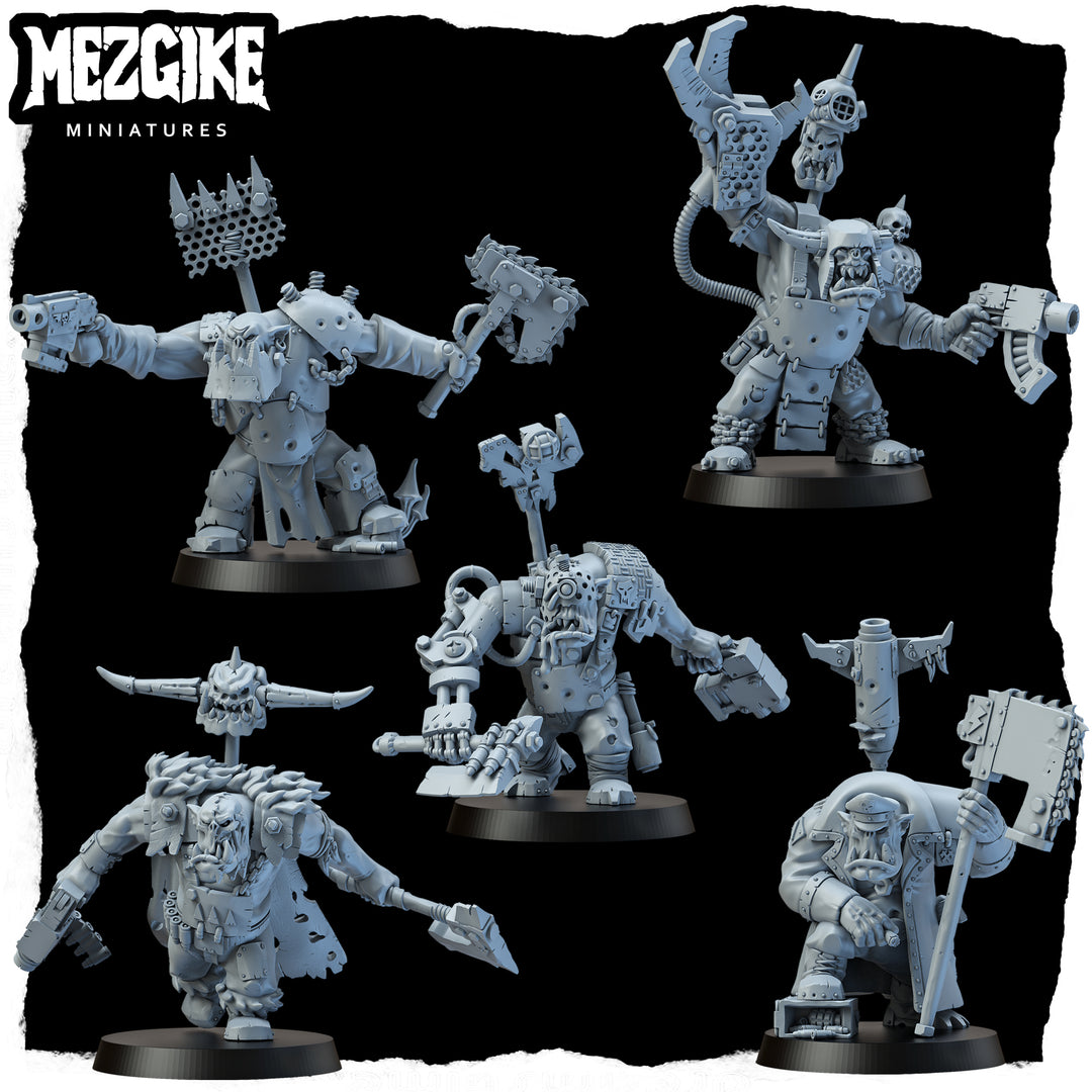 Lootenant bully mob 'A' (Digital Download) – Mezgike Miniatures