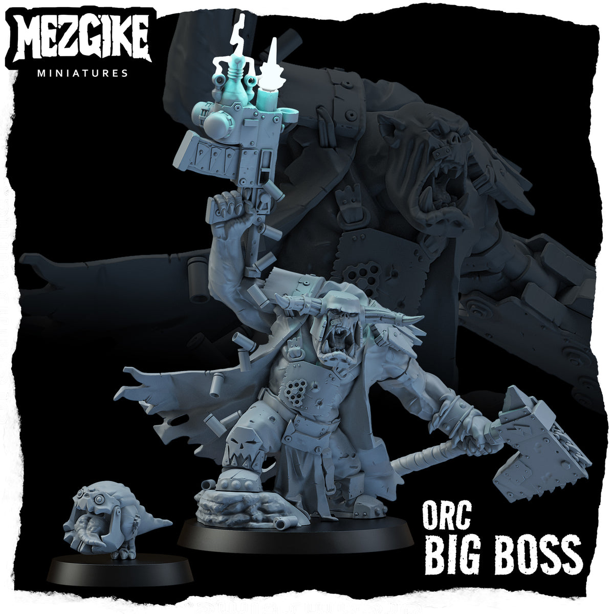 Boss Miniatures Orc big boss - (Digital Download) – Mezgike Miniatures