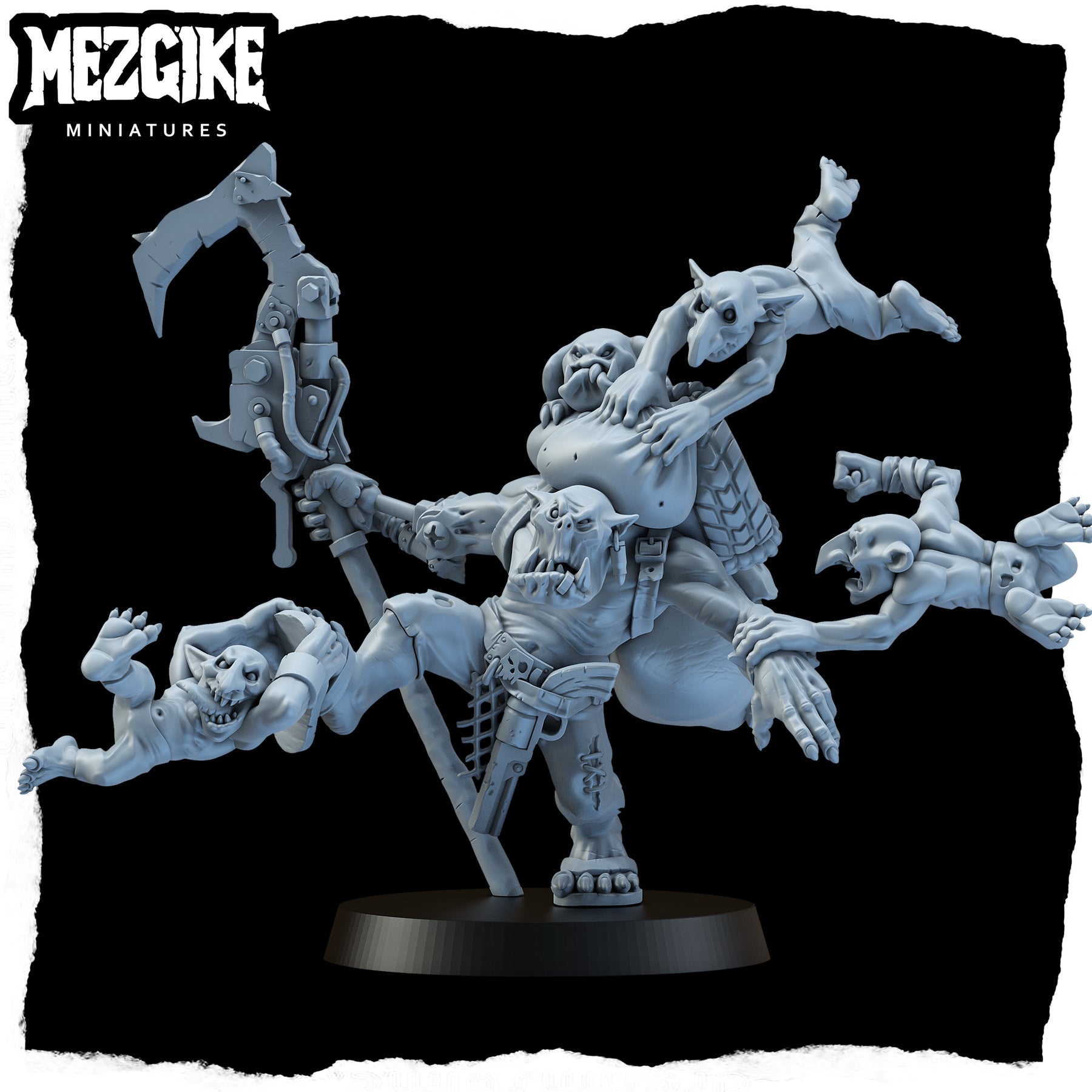 Runtherd Back Runt herder boss 'A' (Digital Download) – Mezgike Miniatures